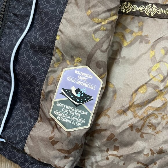 Columbia Sportswear Black and White Floral Interchange Jacket Womens Small - Picture 2 of 6